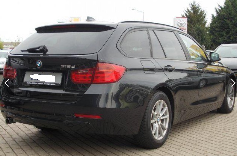 Left hand drive BMW 3 SERIES 318 D Touring